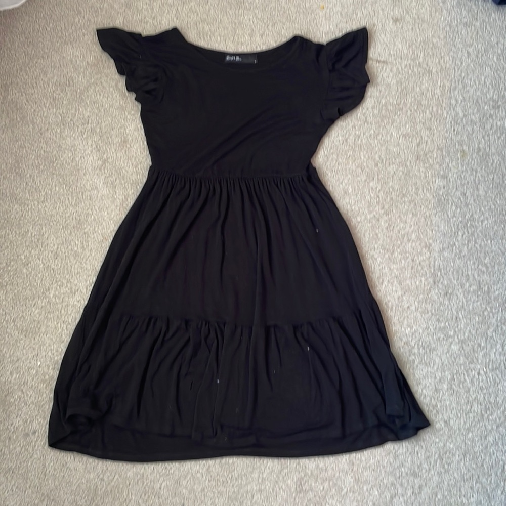 brit & bri black dress